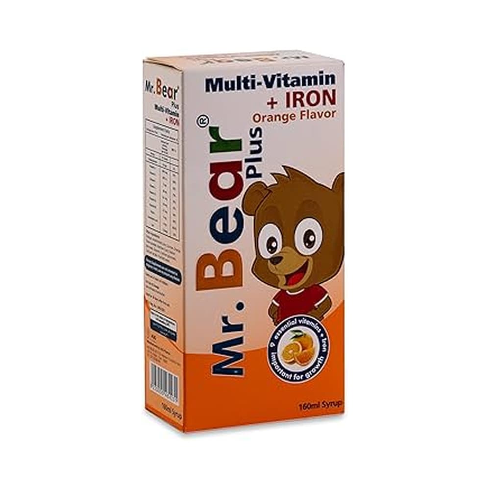 MR.BEAR+ IRON 160ML ORANGE FLAVOR